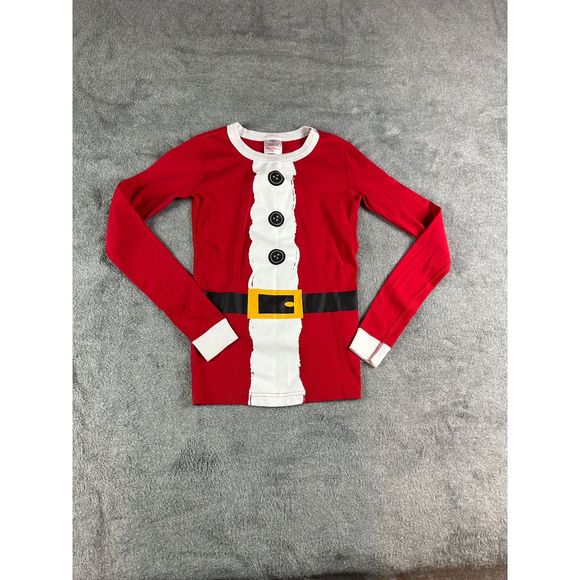 Hanna Andersson Other - Hanna Andersson Kids Santa Longsleeve Pajama Top Red Size 14 Holiday Christmas